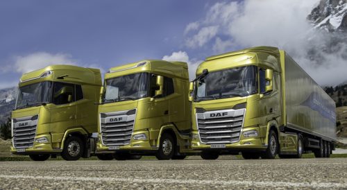 01 The New Generation DAF trucks 2021 From left to right XGplus XG and XF