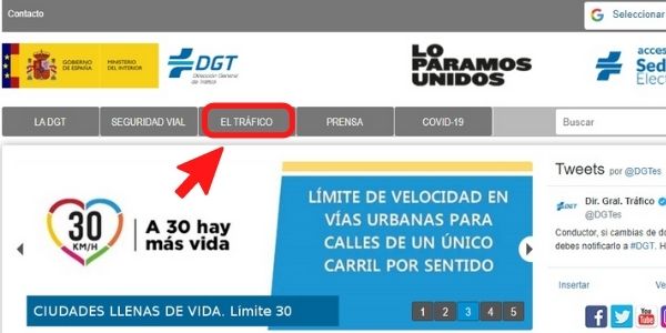 Cómo consultar las Cámaras de tráfico DGT para ver el estado de carreteras y el tráfico de los coches 12 click en trafico