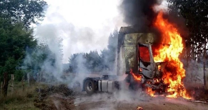 gremios camionero los lagos repudia atentados contra transportistas son hechos barbarie