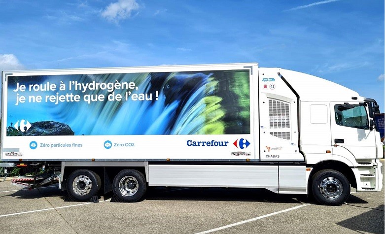 camion hydrogene carrefour greengt 301021