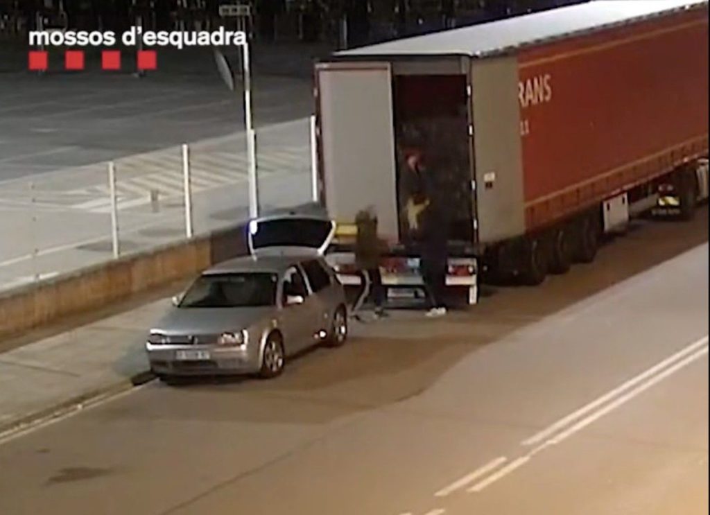robo camiones mossos
