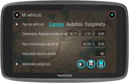 GPS TomTom para camiones: modelo GO profesional 520
